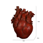 Heart-Shaped European Resin Vase